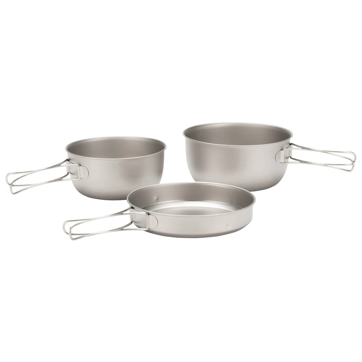 Комплект съд Snow peak 3 Piece Titanium Cook Set Cooking set - Titanium