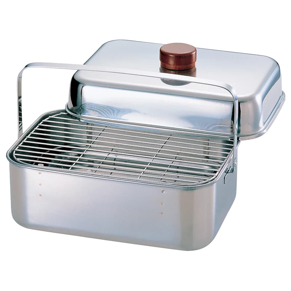 Скара (BBQ) Snow peak Compact Smoker Grill - Metallic