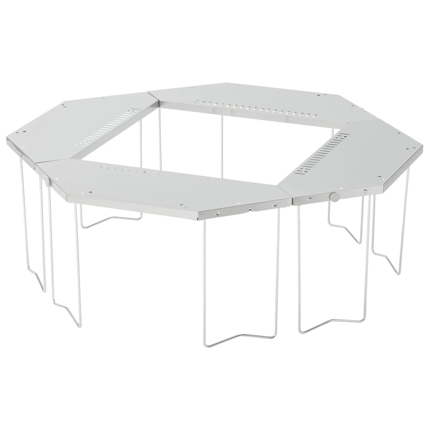 Аксесоар за готвене Snow peak Jikaro Fire Ring Table Camping table - Metallic