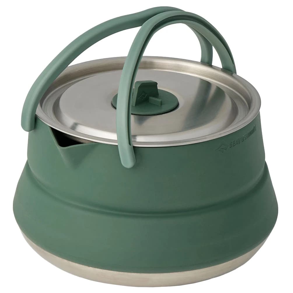 Чайник (кетъл) Sea to summit Detour Stainless Steel Collapsible Kettle - Laurel Wreath Green