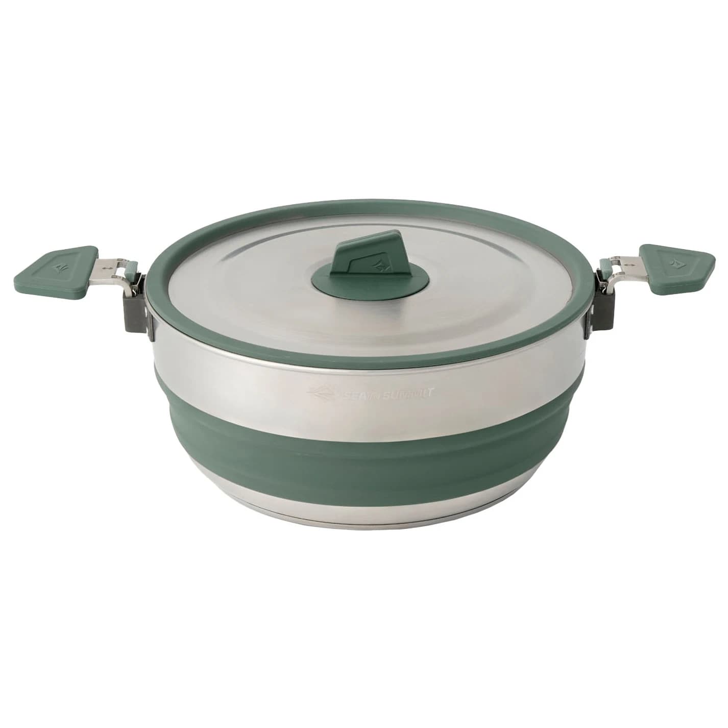 Тенджера Sea to summit Detour Stainless Steel Collapsible Pot - Laurel Wreath Green