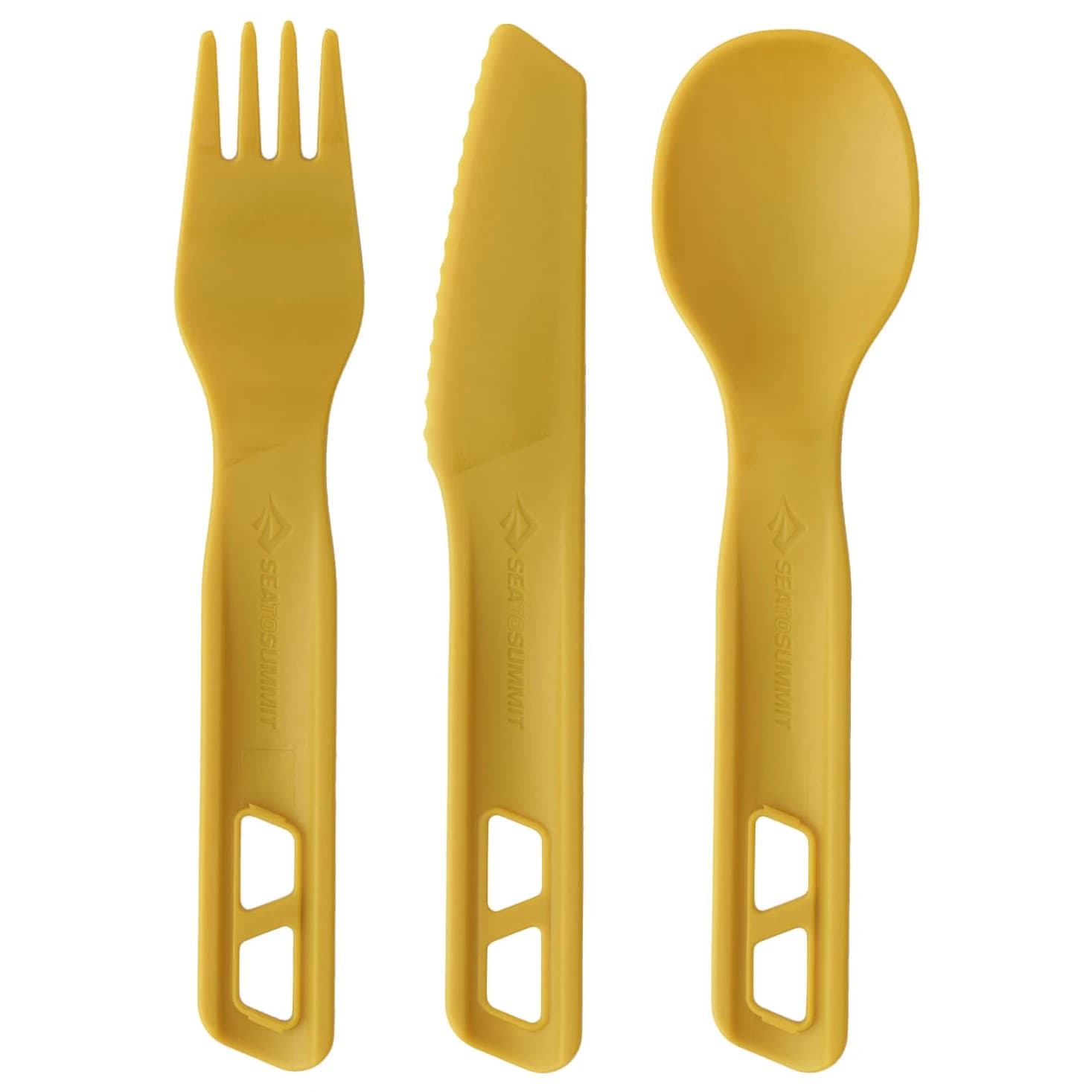 Комплект прибори Sea to summit Passage Cutlery Set (3 Piece) Cutlery set - Arrowwood Yellow