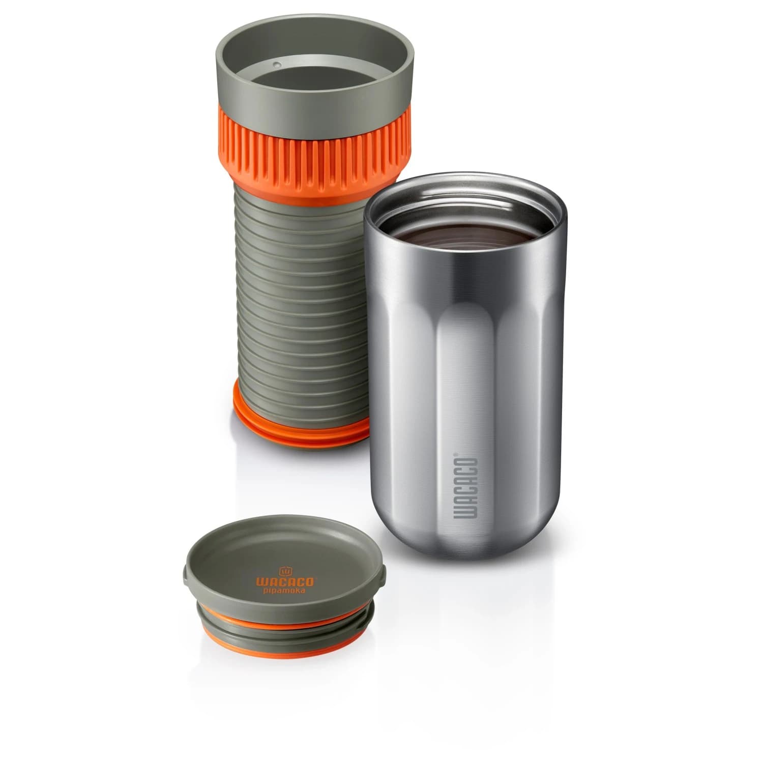 Кафе/чай преса Wacaco Pipamoka Coffee press - Silver