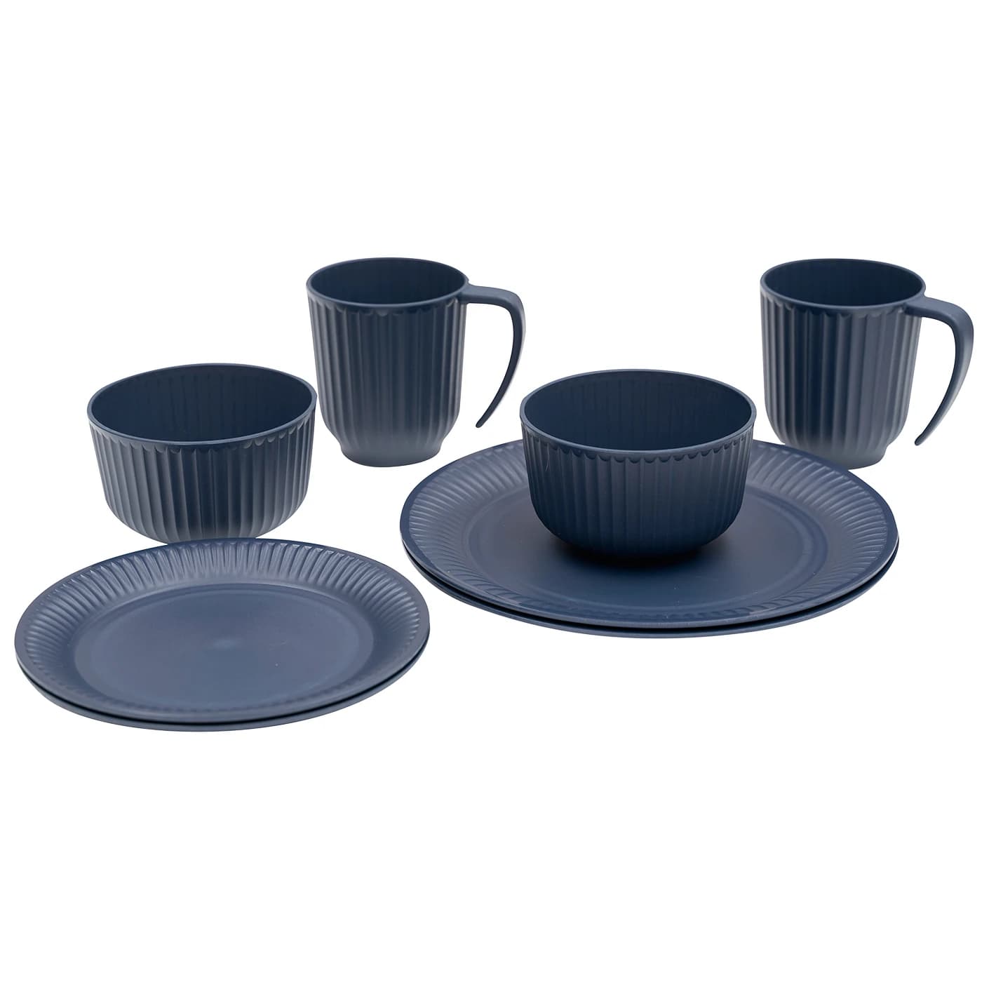 Комплект съдове Outwell Delish 2 Person Dinner Set Set of dishes - Navy Night