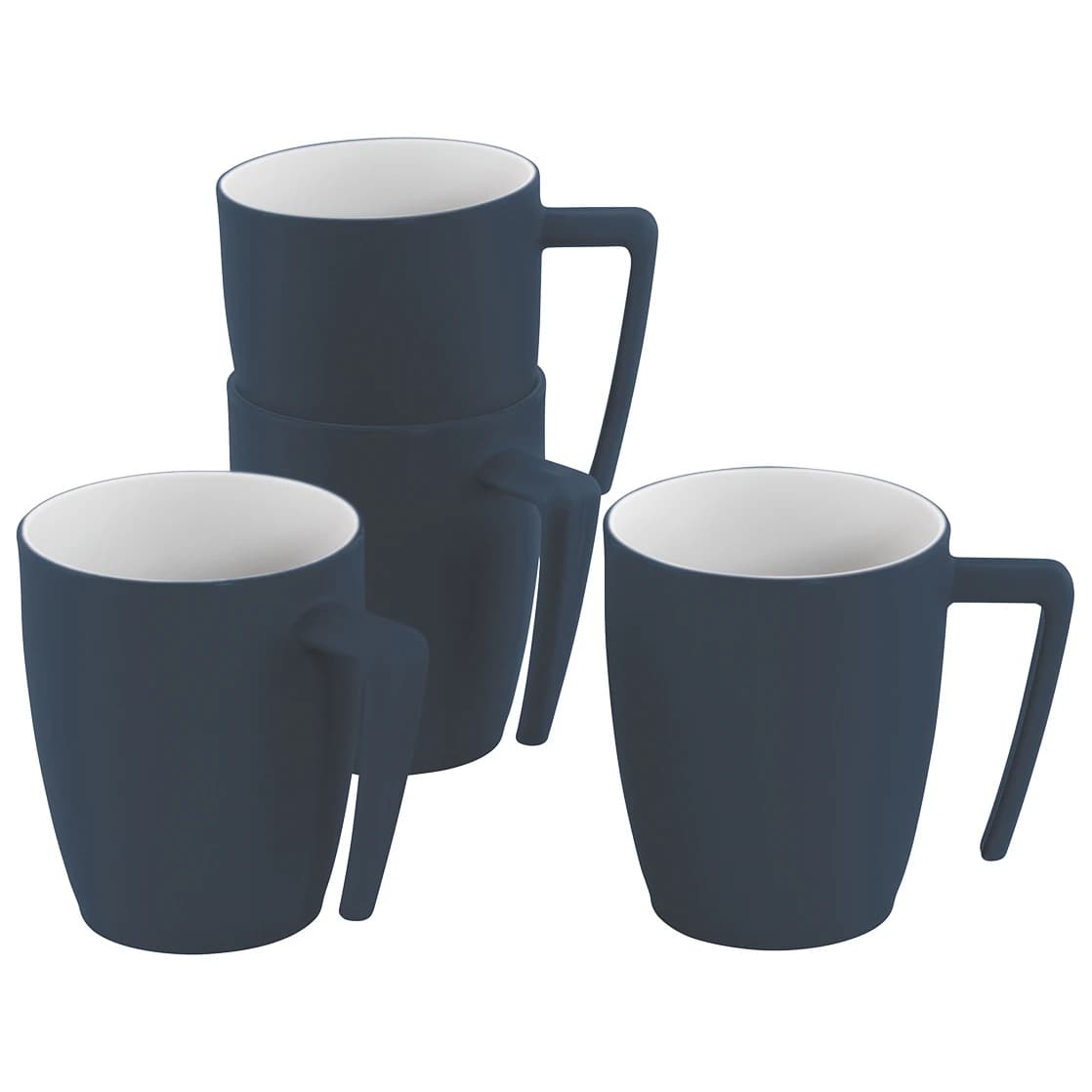 Комплект съдове Outwell Gala 4 Person Mug Set Set of dishes - Navy Night