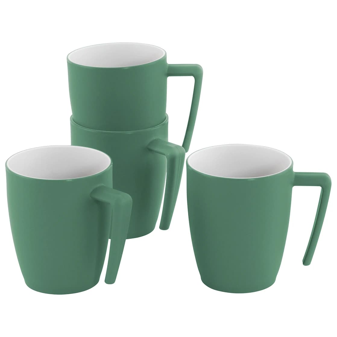 Комплект съдове Outwell Gala 4 Person Mug Set Set of dishes - Shadow Green