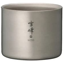 Чаша Snow peak Ti-Double Stacking Mug M200 Mug - Titanium