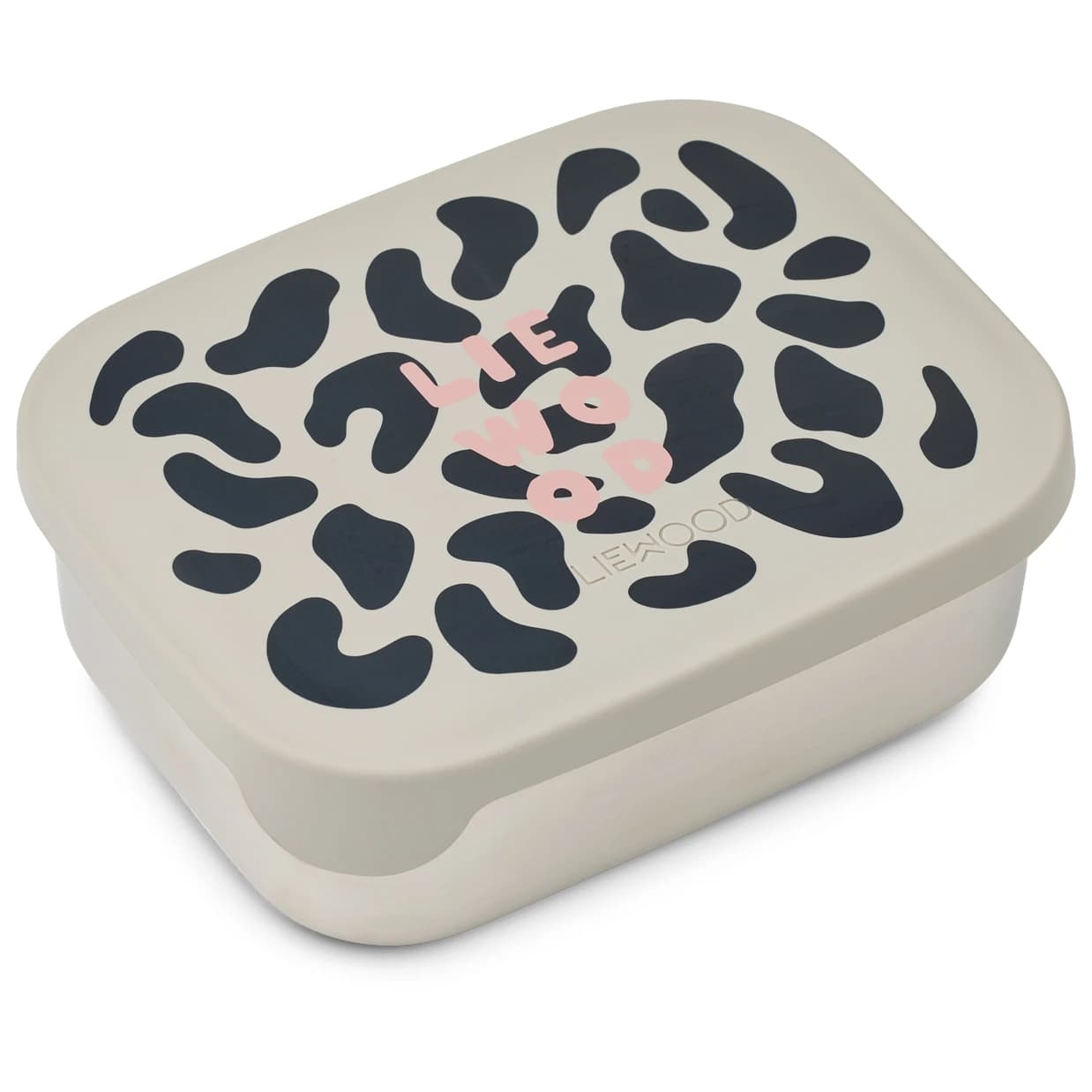 Детски контейнер за храна Liewood Kid's Arthur Printed Lunchbox Food storage - Mega Leo Mist
