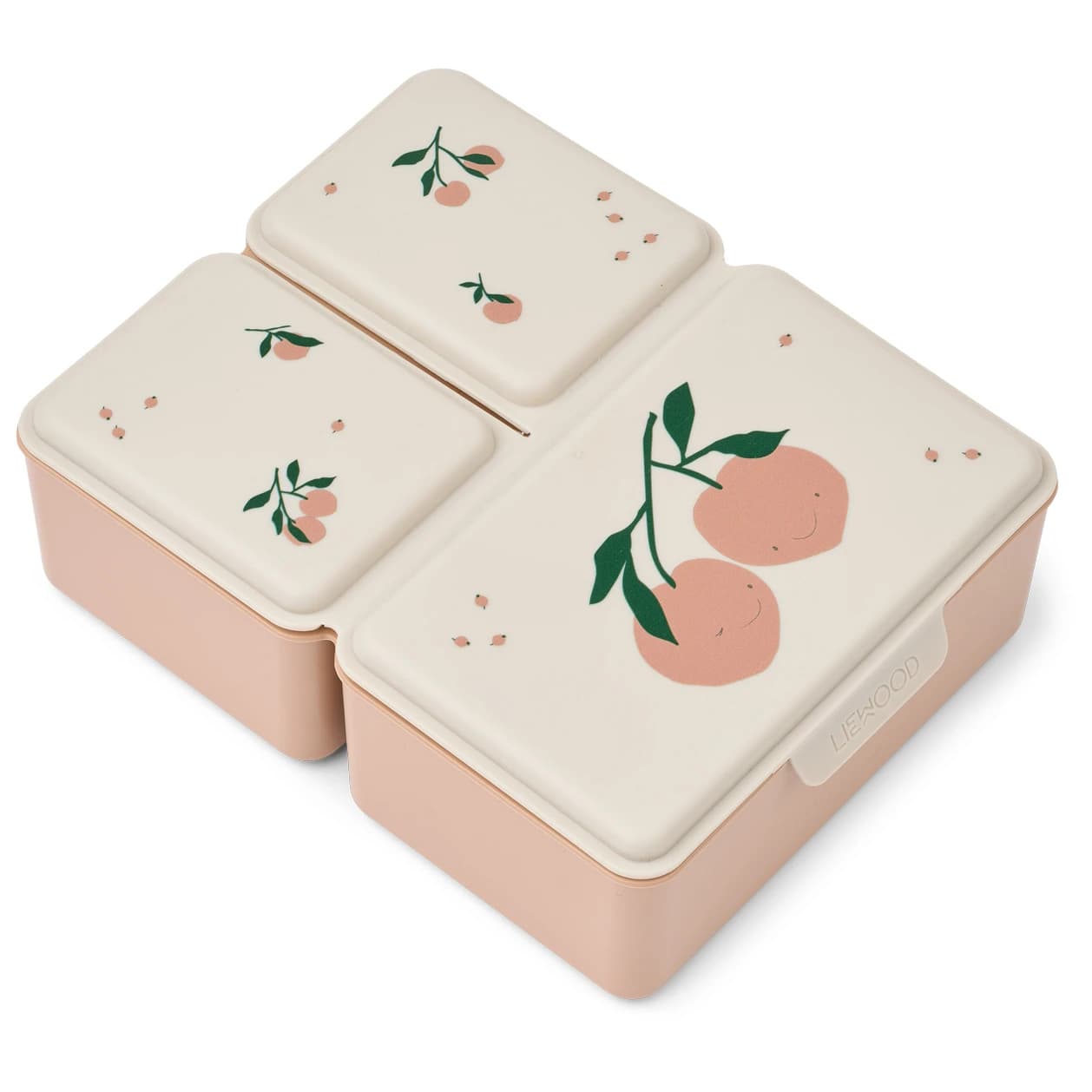 Детски контейнер за храна Liewood Kid's Driss Lunchbox Food storage - Peach Me / Sea Shell