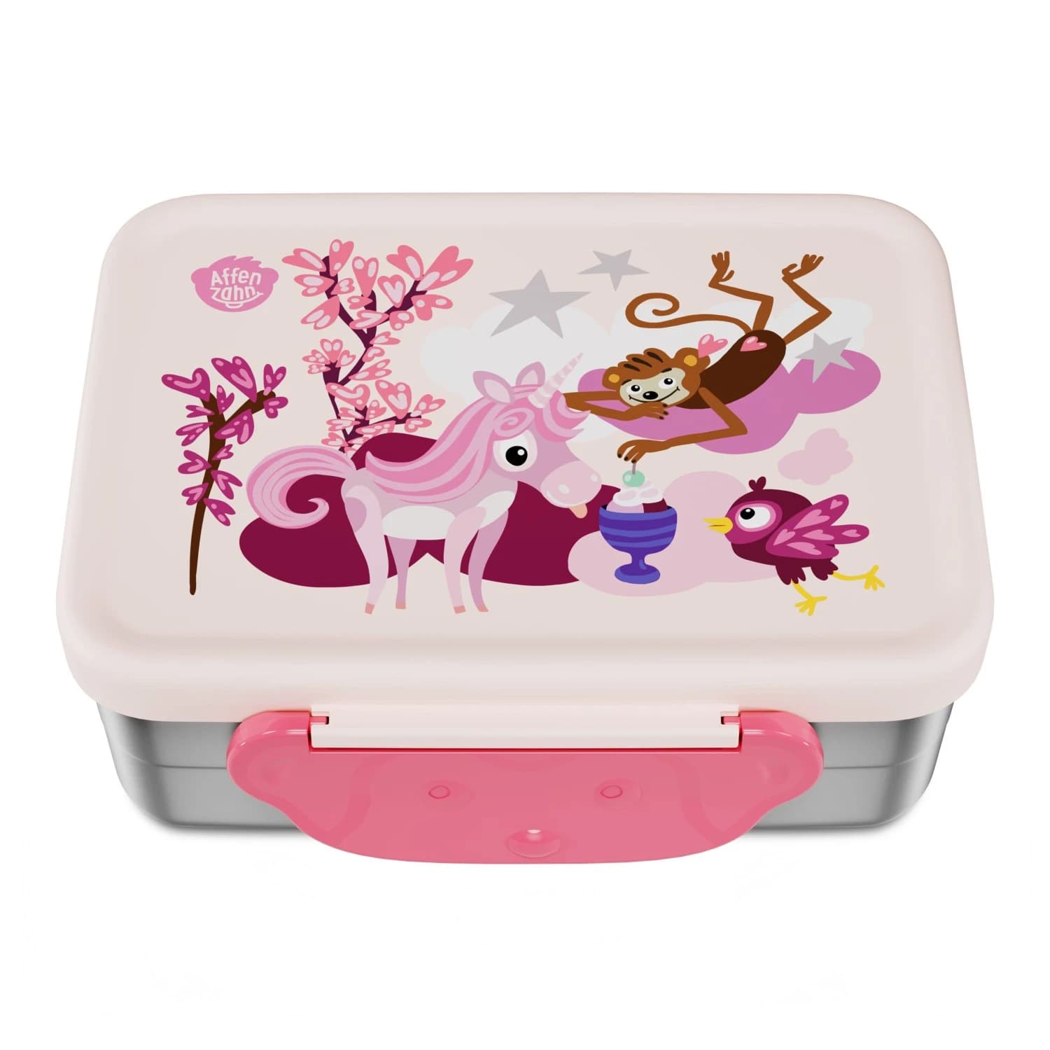 Детски контейнер за храна Affenzahn Kid's Edelstahl Brotdose Food storage - Fabelhafte Fantasiewelt