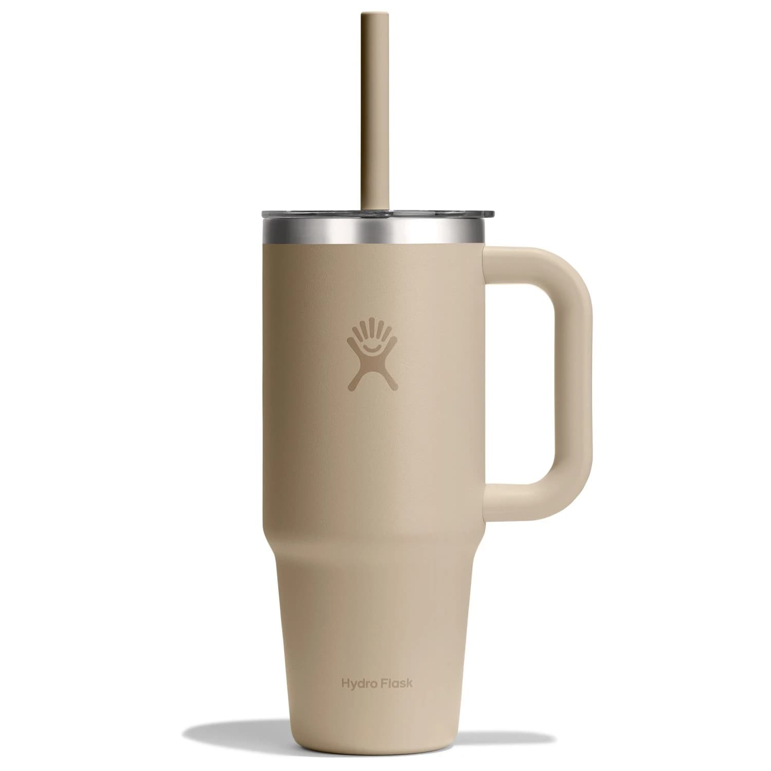 Чаша Hydro Flask Travel Tumbler Clear Lid Insulated mug - Oat