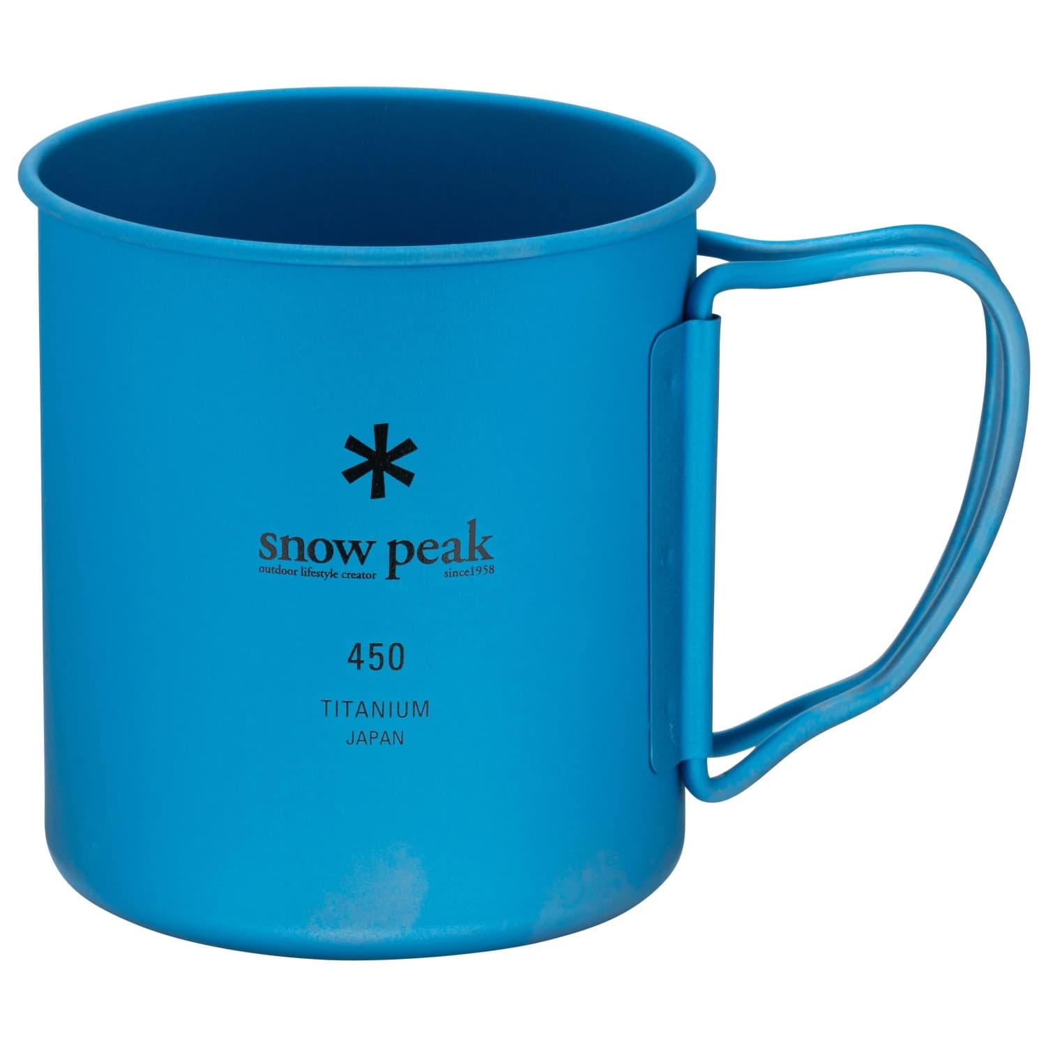 Чаша Snow peak Titanium Single Wall 450 Mug - Blue