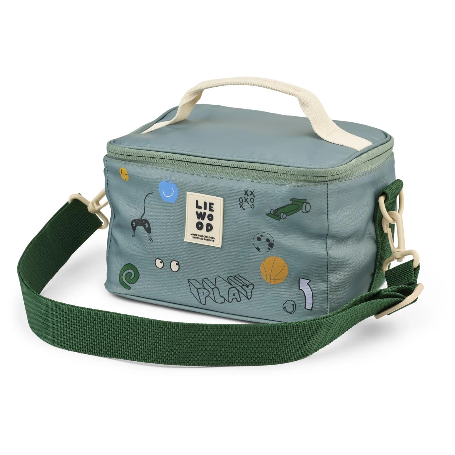 Детска хладилна кутия/чанта Liewood Kid's Toby Medium Thermal Bag Cool bag - Play / Dusty Peppermint