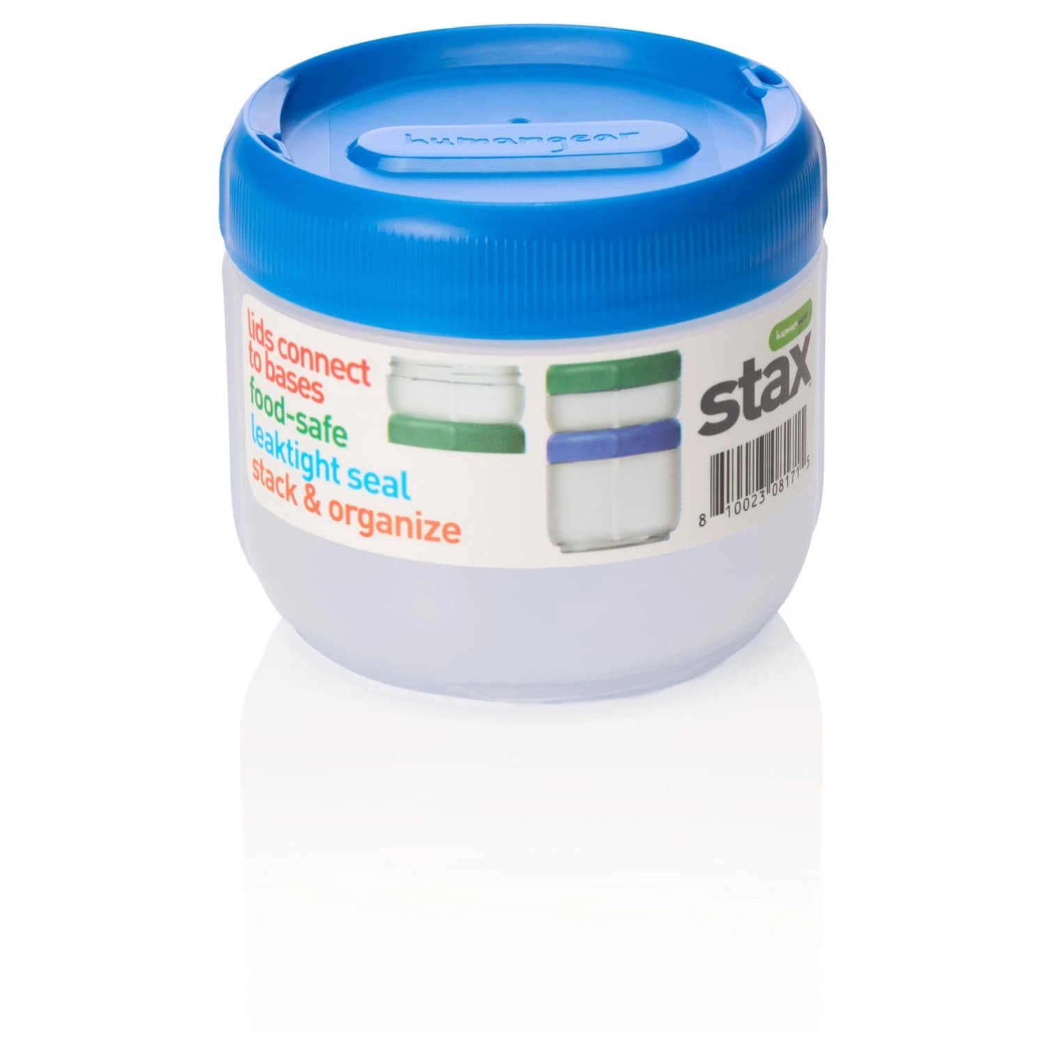 Кухненско пособие Humangear Stax M Food storage - Transparent / Blue