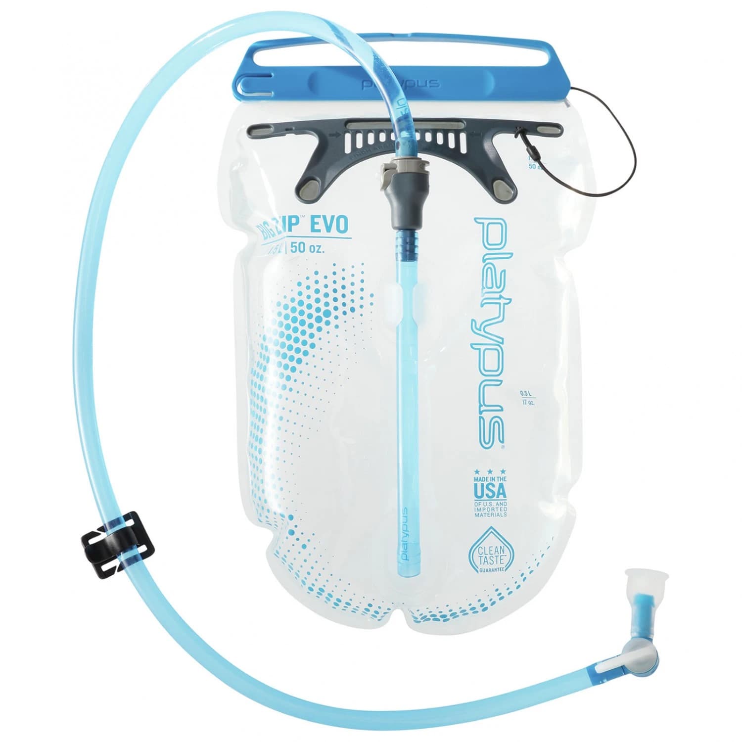 Хидратиращ резервоар (camelbak) Platypus Big Zip EVO Hydration system - Transparent / Blue