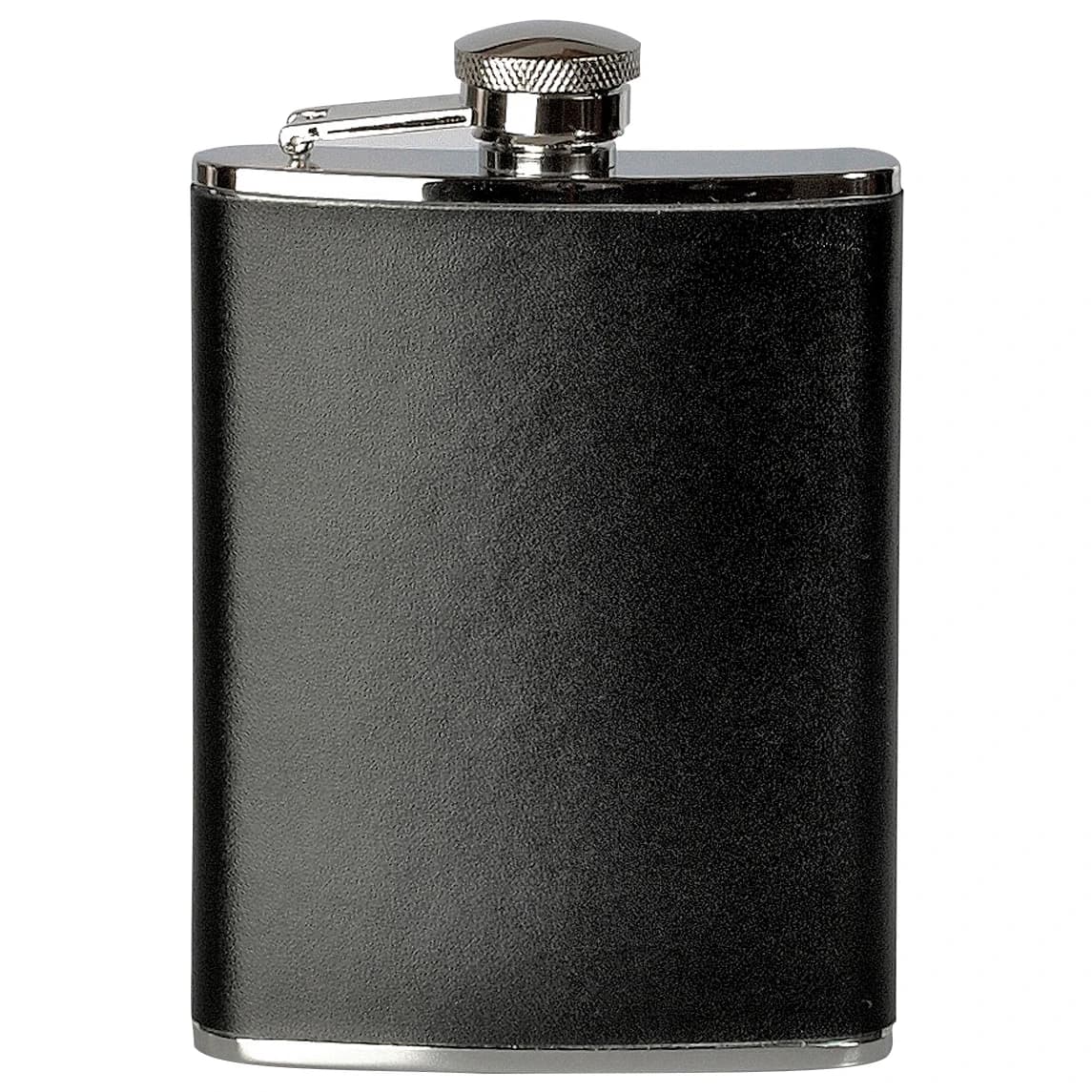 Манерка Basic nature Flachmann Eckig Leder Flask - Black