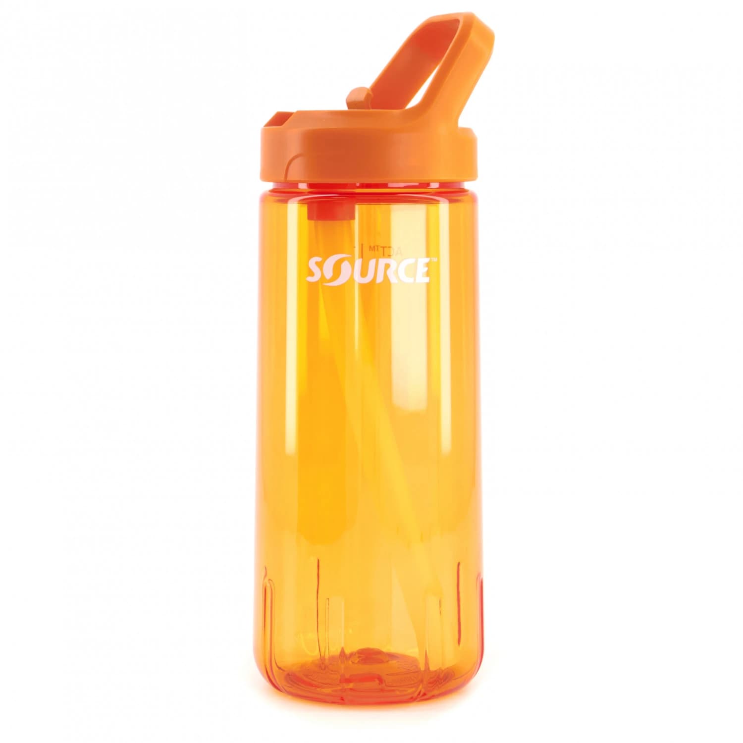 Бутилка за вода Source New Act Tritan Single Wall with Straw Water bottle - Amber Orange