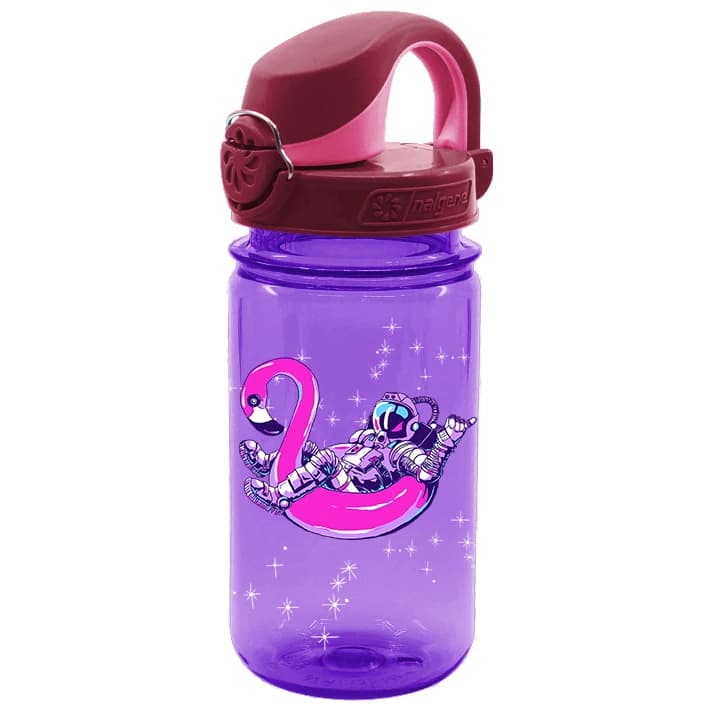 Детска бутилка за вода Nalgene Kinderflasche OTF Kids Sustain Water bottle - Violett Astronaut