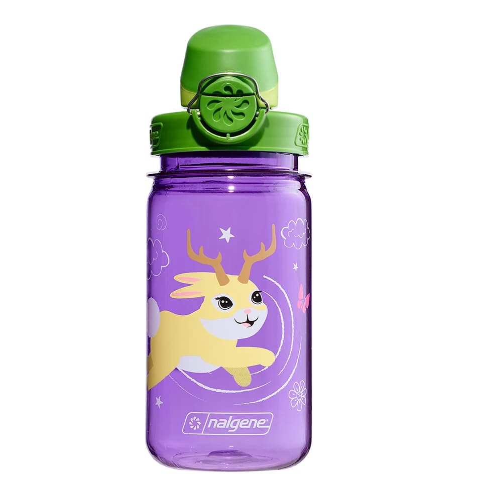 Детска бутилка за вода Nalgene Kinderflasche OTF Kids Sustain Water bottle - Violett Jackalope