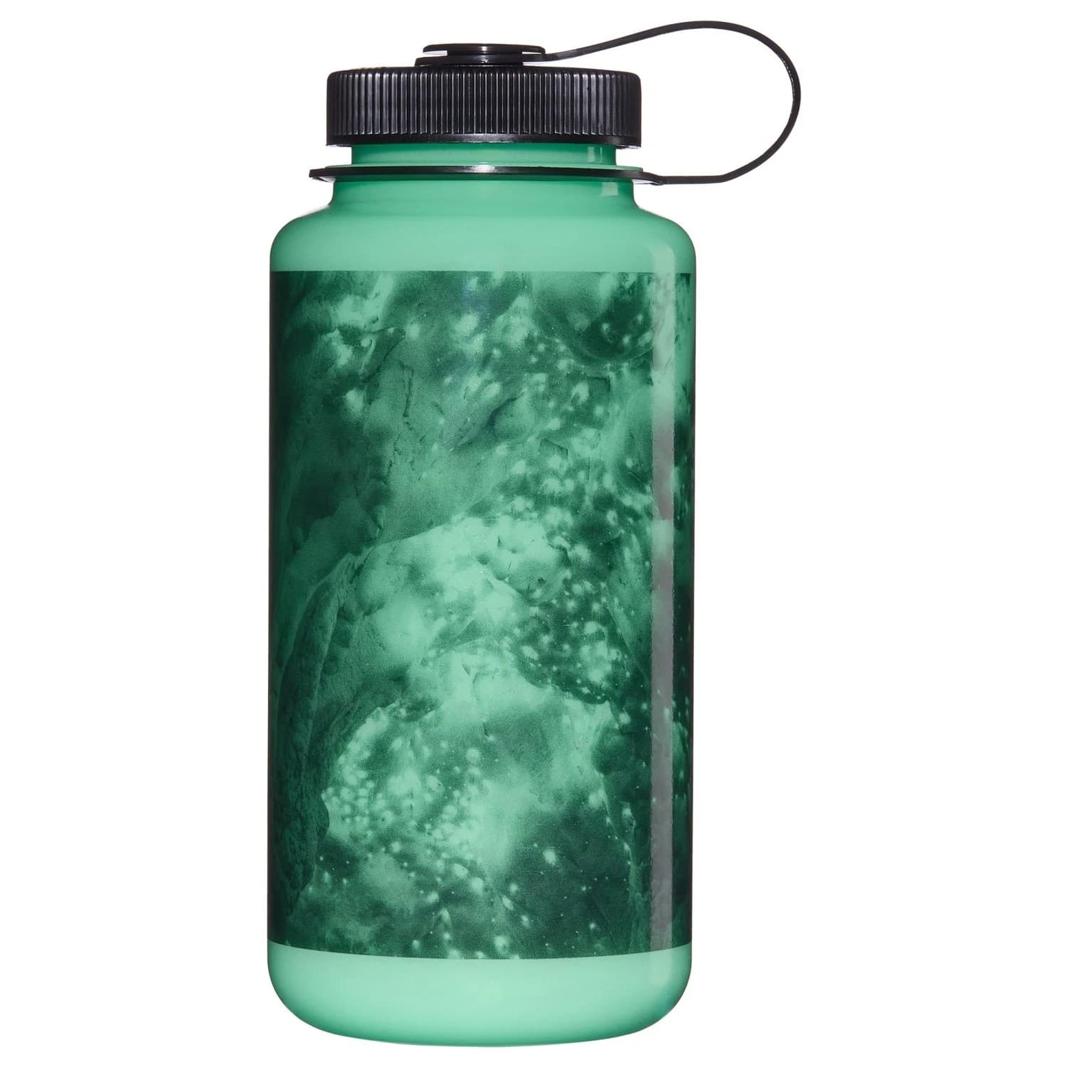 Бутилка за вода Nalgene Trinkflasche WH Glow Sustain Water bottle - Glow Black Worms