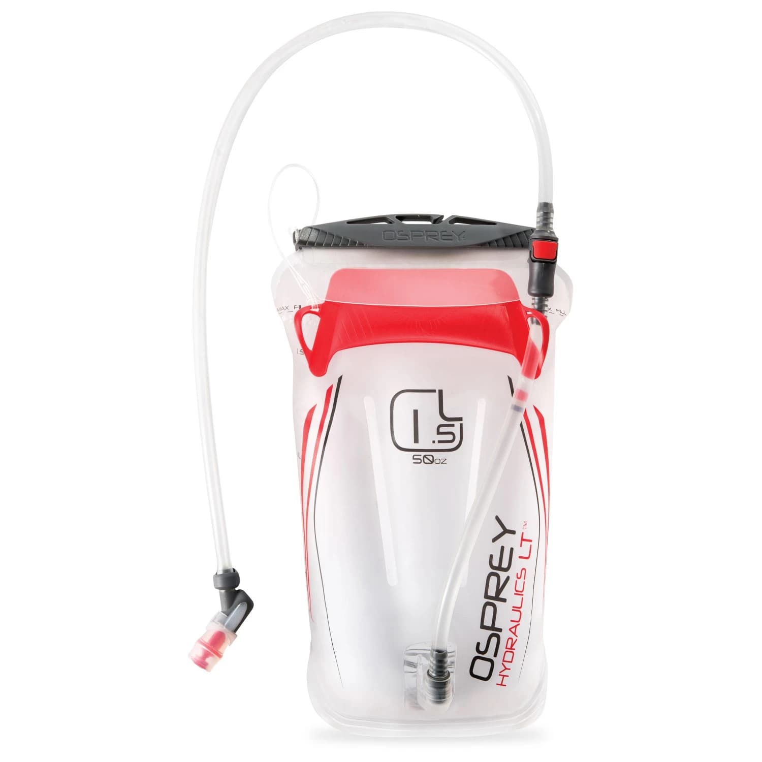 Хидратиращ резервоар (camelbak) Osprey Hydraulics LT 1.5L Reservoir Hydration system - Red / Transparent