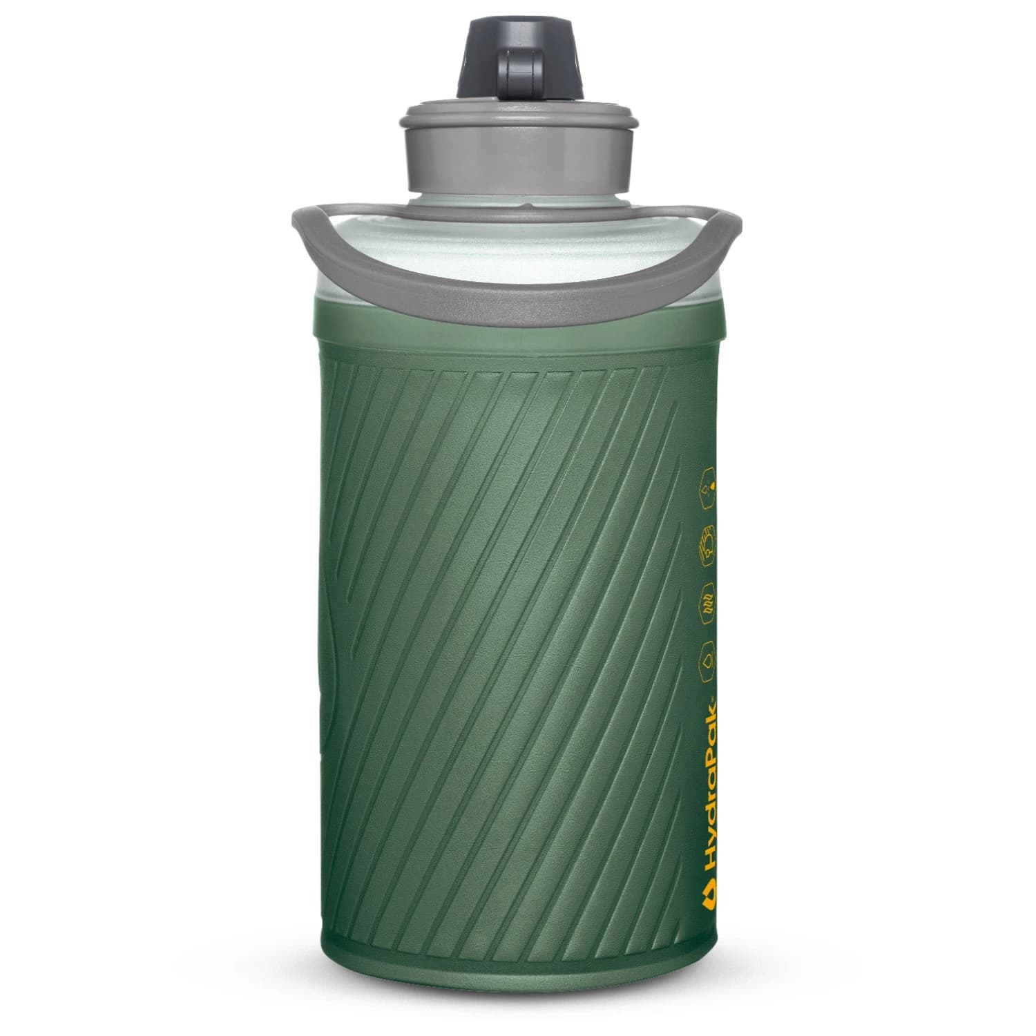 Хидратиращ резервоар HydraPak Flux Bottle Water bottle - Sage Green