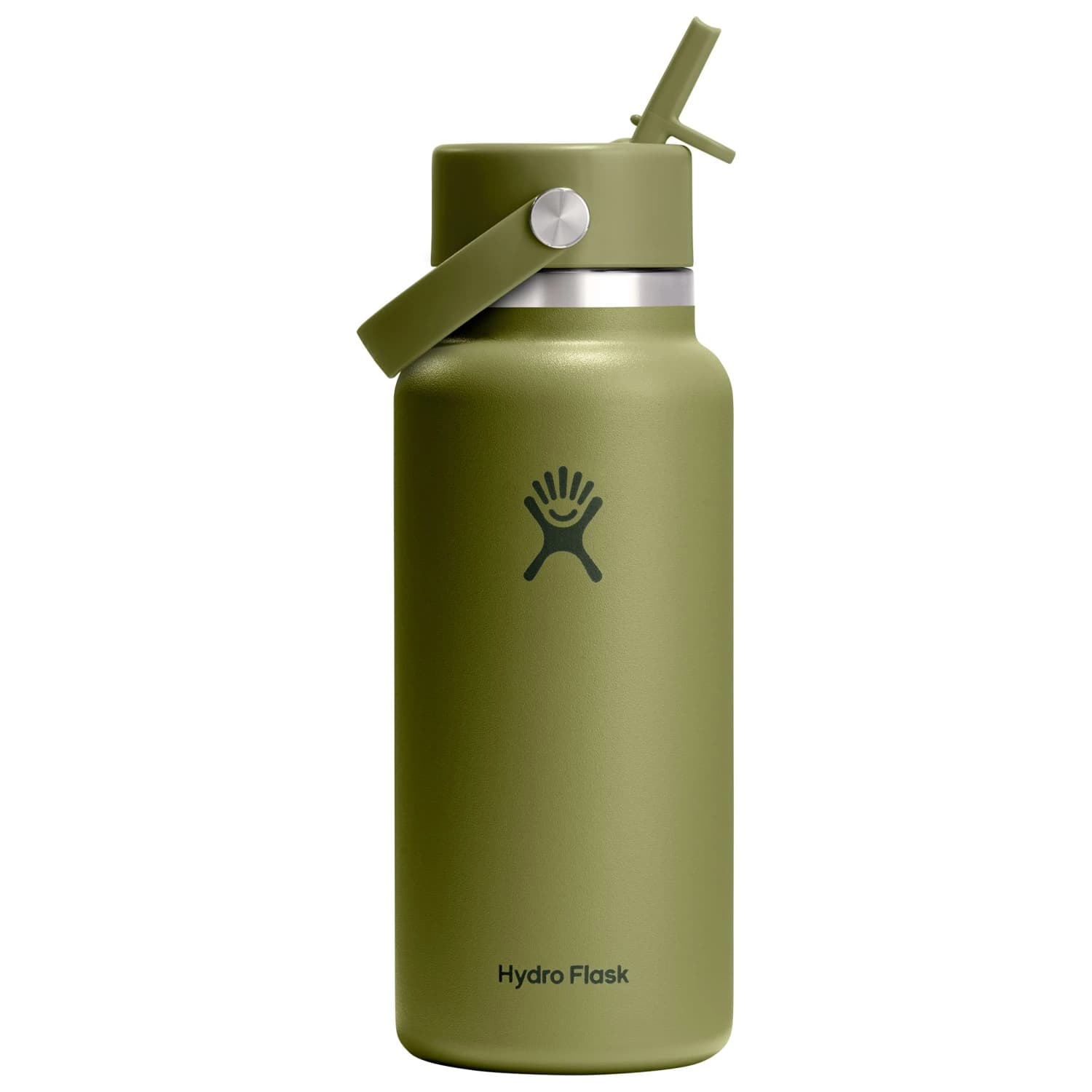 Бутилка за вода Hydro flask Wide Flex Straw Cap Water bottle - Palmer Green