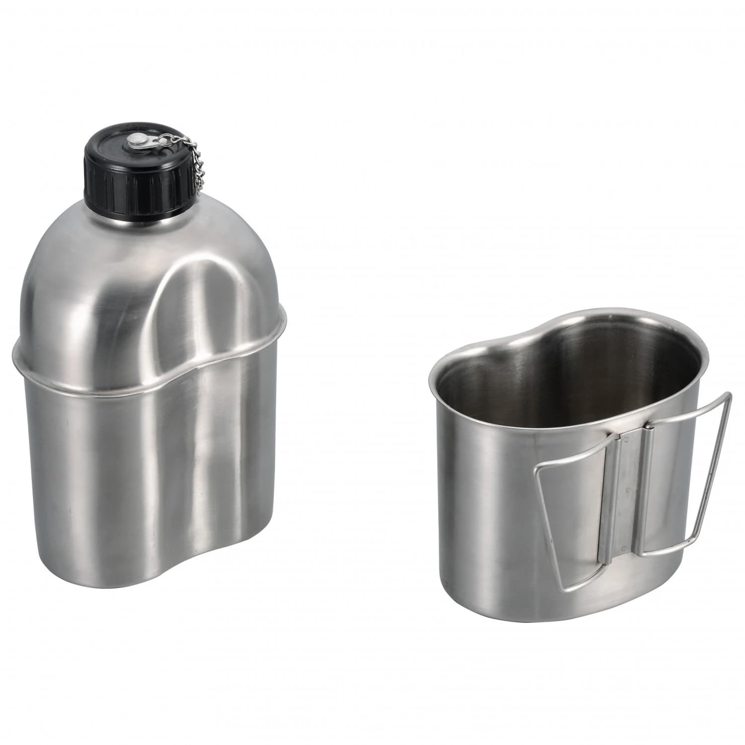 Бутилка за вода Origin outdoors Edelstahl Feldflasche Water bottle - Stainless Steel