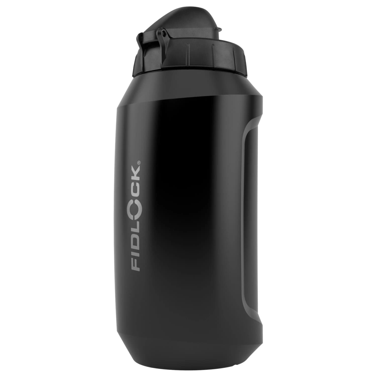 Бутилка за велосипед Fidlock Twist Single Bottle 750 Compact Cycling water bottles - Solid Black / Fidlock-Logo