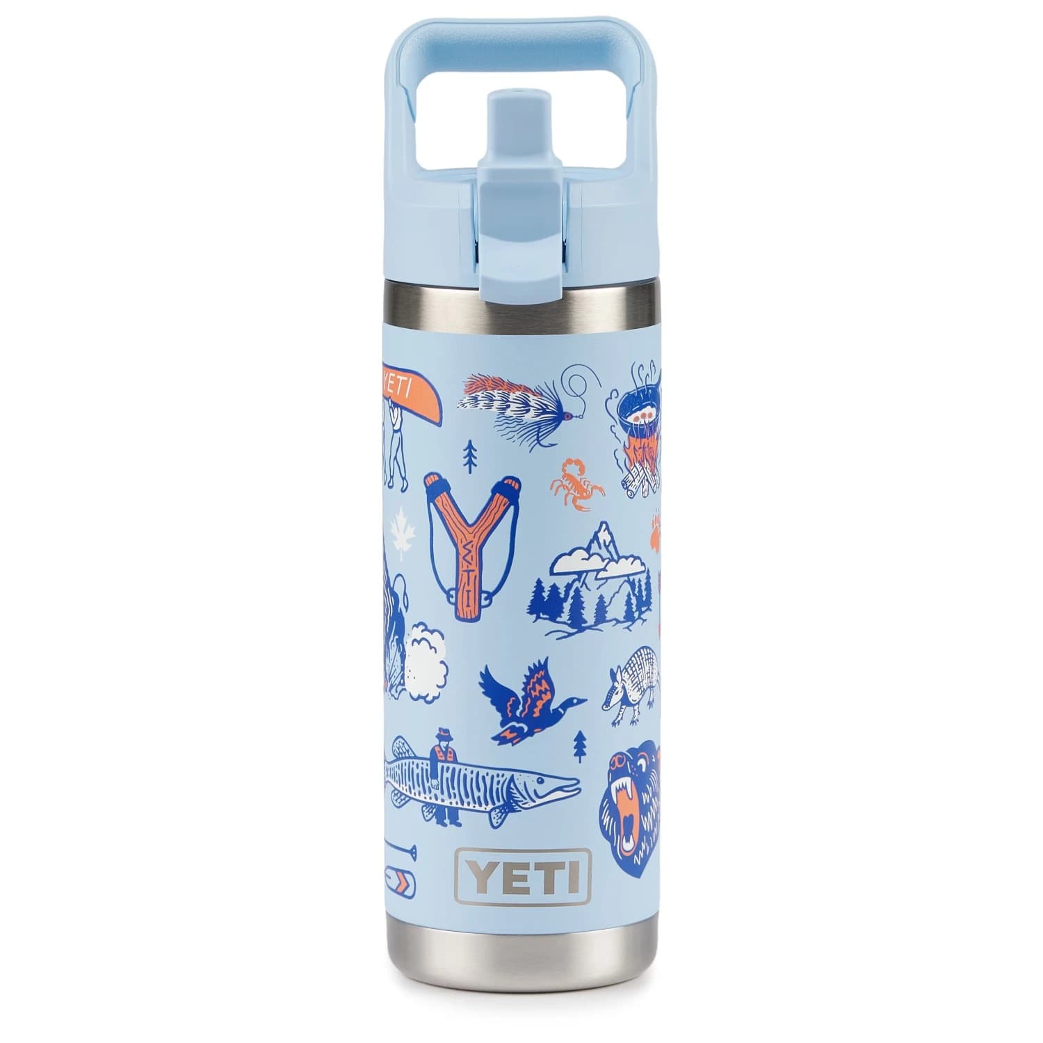 Термо бутилка Yeti coolers R18 C Straw Bottle Insulated bottle - Summer Graphic
