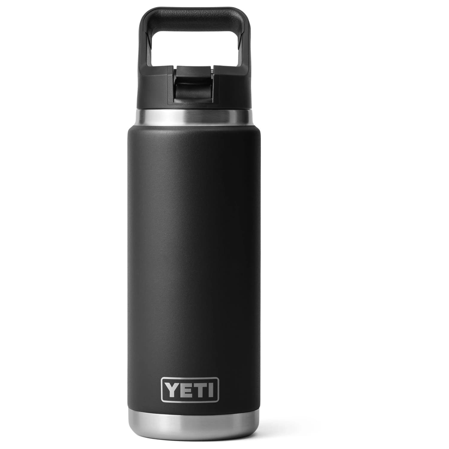 Термо бутилка Yeti coolers Rambler Straw Bottle Cap Insulated bottle - Black