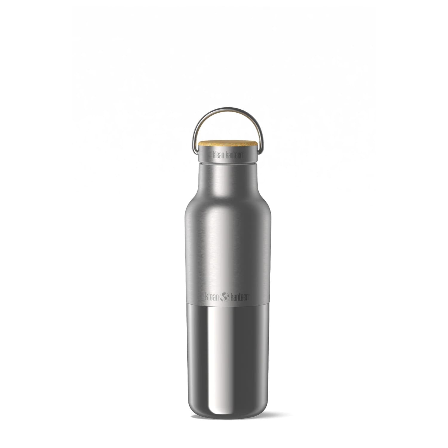 Бутилка за вода Klean kanteen Rise Reflect VI with Bamboo Cap Water bottle - Brushed Stainless