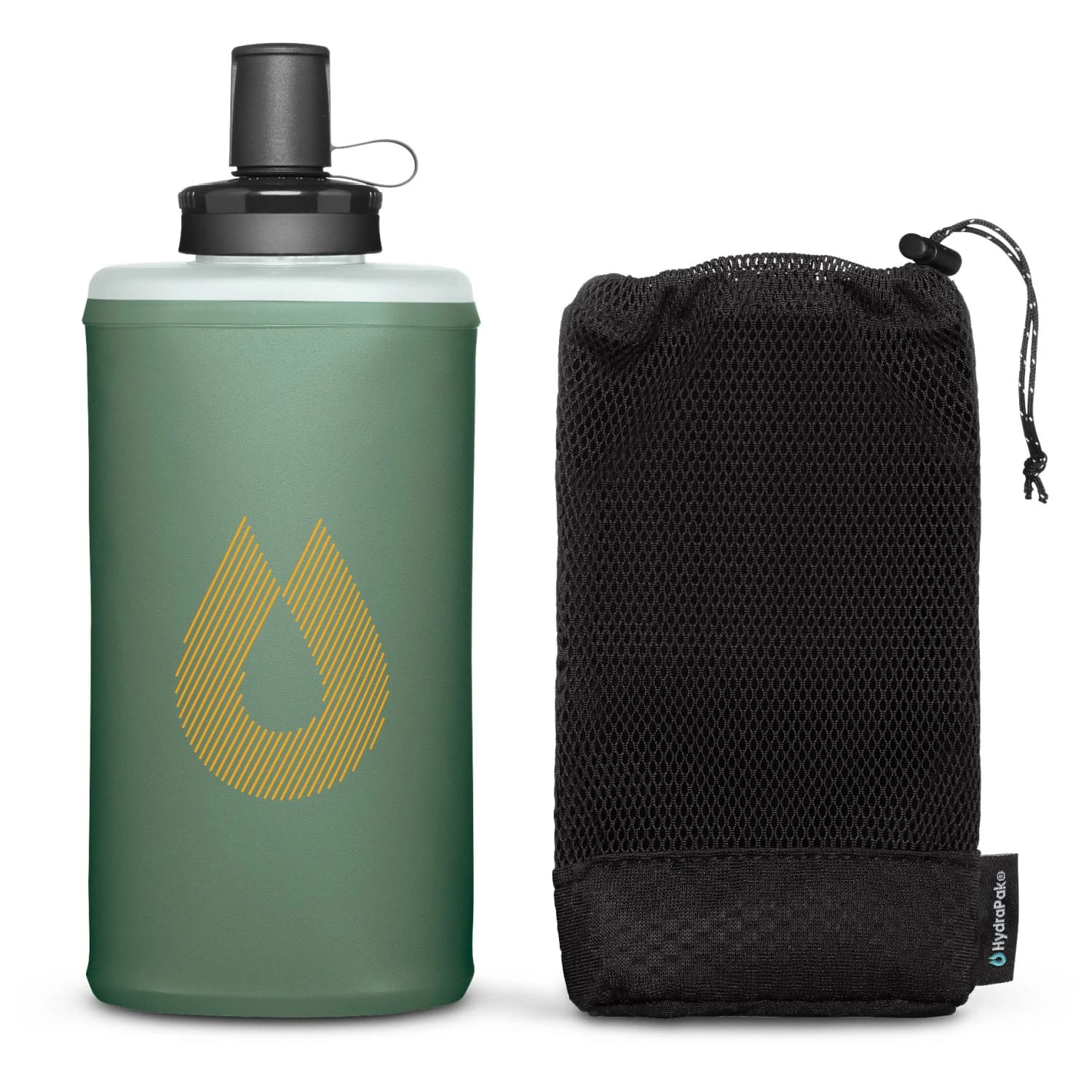 Хидратиращ резервоар Hydrapak Packflask Kit 750 ml Water bottle - Sage Green