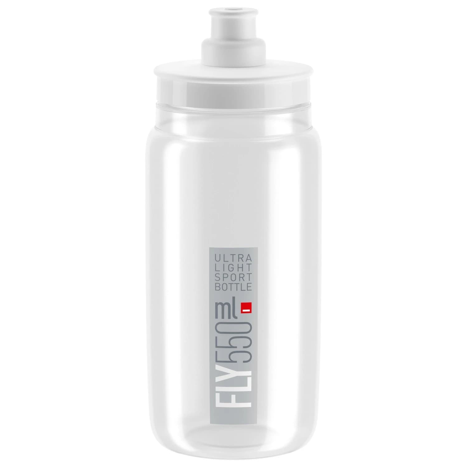 Бутилка за велосипед Elite Fly 2020 Cycling water bottles - Transparent / Grau