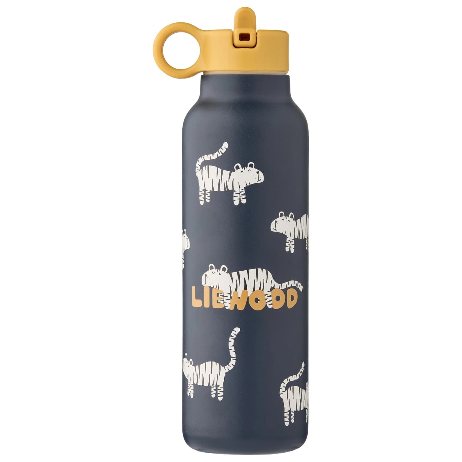 Детска термо бутилка Liewood Kid's Falk Water Bottle 500 Insulated bottle - Tiger / Classic Navy