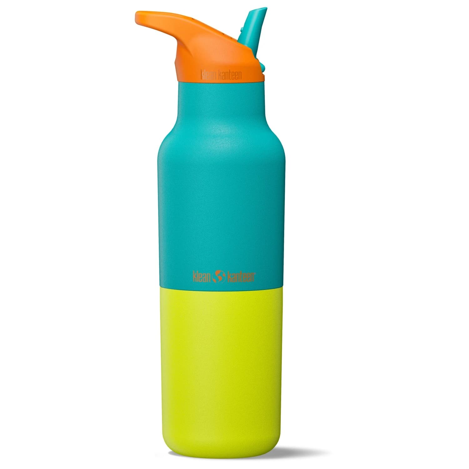 Термо бутилка Klean kanteen Kanteenrise Classic Vi Flip Sport Insulated bottle - Wax Yellow Kaleidoscope