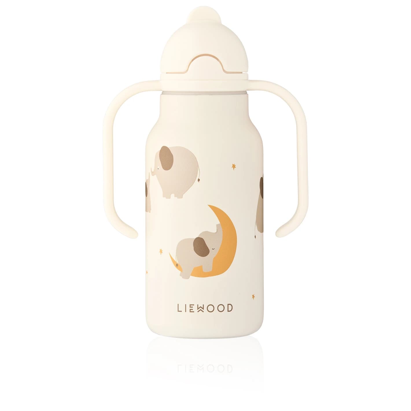 Детска бутилка за вода Liewood Kid's Kimmie Water Bottle - Elephant / Creme De La Creme