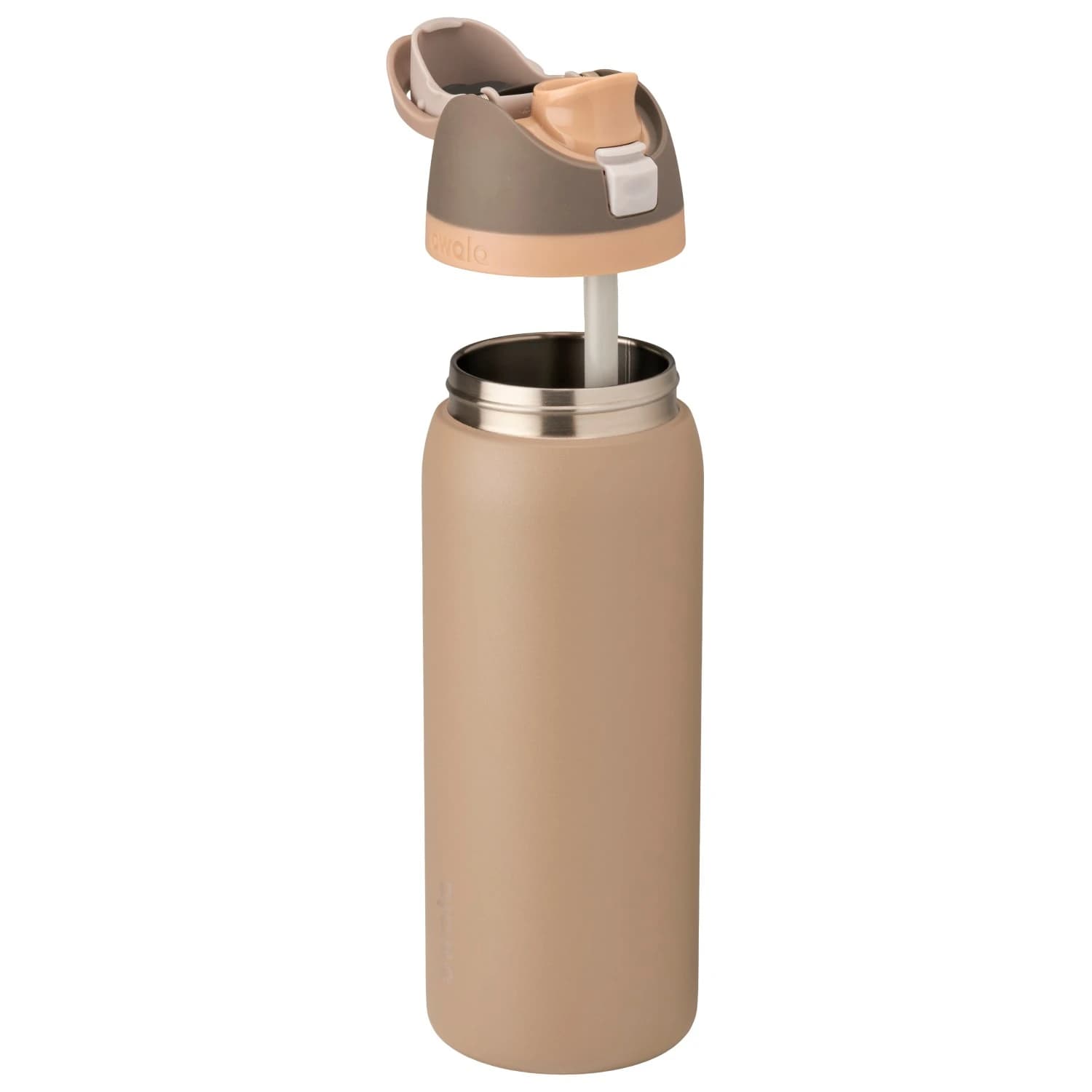 Термо бутилка Owala Freesip 950 ml Insulated bottle - Grey / Brown (Down To Earth)