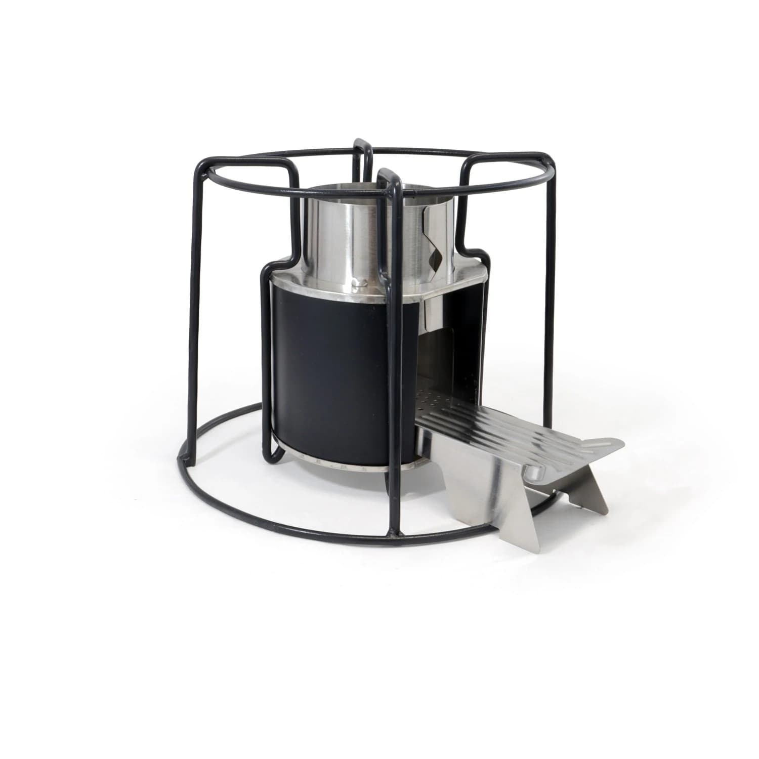 Котлон на твърдо гориво Origin outdoors Raketenofen Lightweight Solid fuel stoves - Black