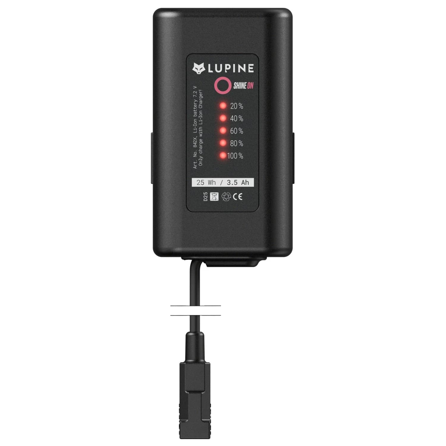 Презареждащи батерии Lupine 3.5 Ah SmartCore Akku Rechargeable battery - Black