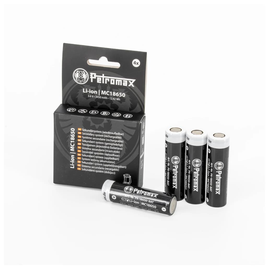 Презареждащи батерии Petromax Akku 18650 Rechargeable battery - Schwarz