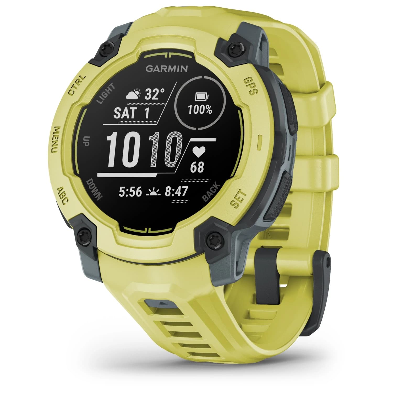 Часовник Garmin Instinct E 45 mm Multi-function watch - Twilight / Electric Lime