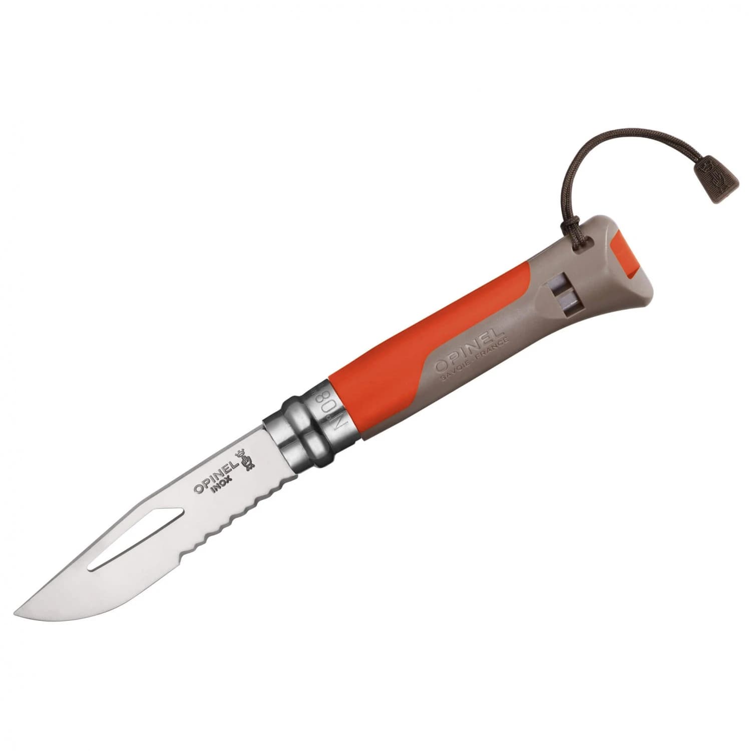Нож Opinel Outdoormesser Nr. 8 (8,2 cm) Knife - Brown / Red