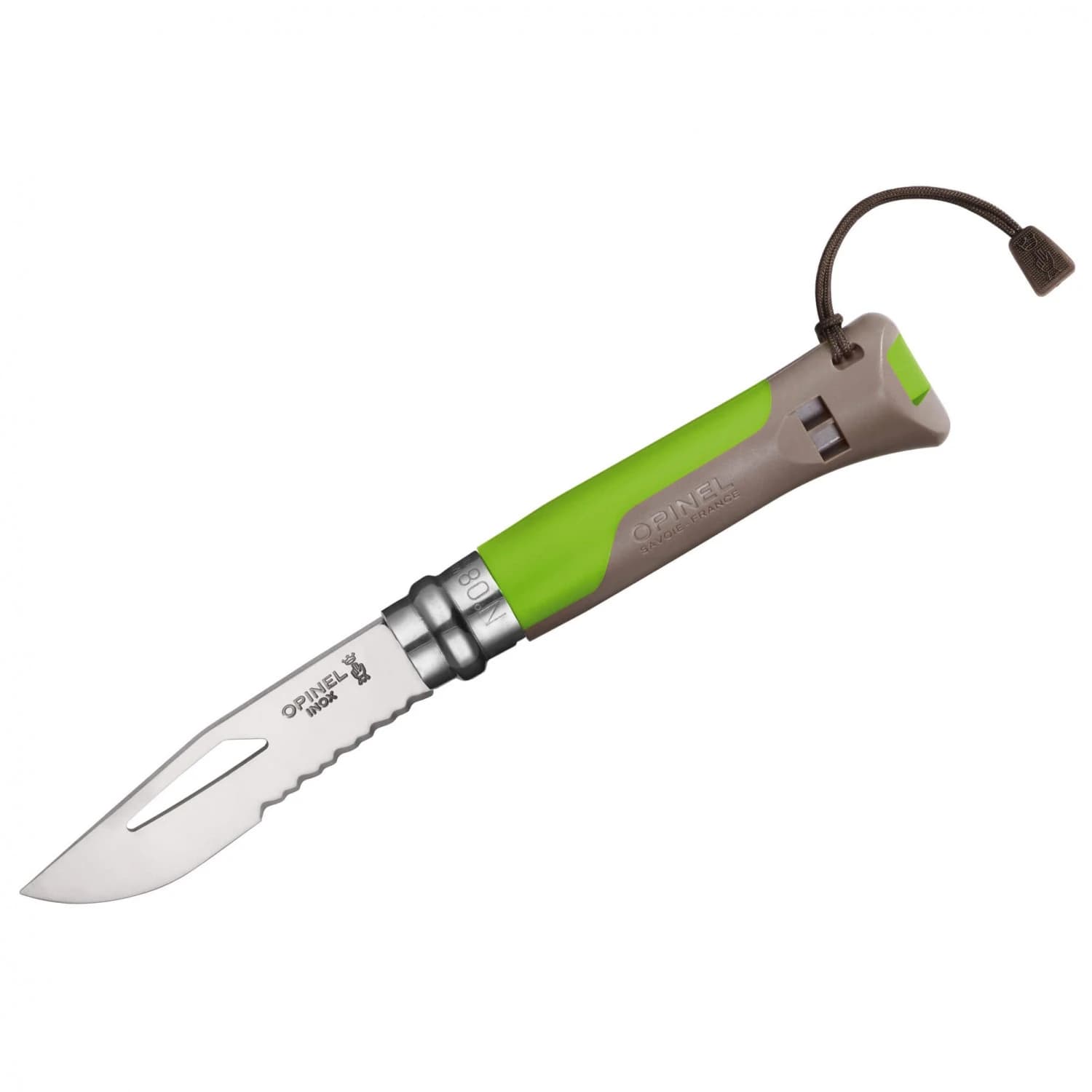 Нож Opinel Outdoormesser Nr. 8 (8,2 cm) Knife - Brown / Green