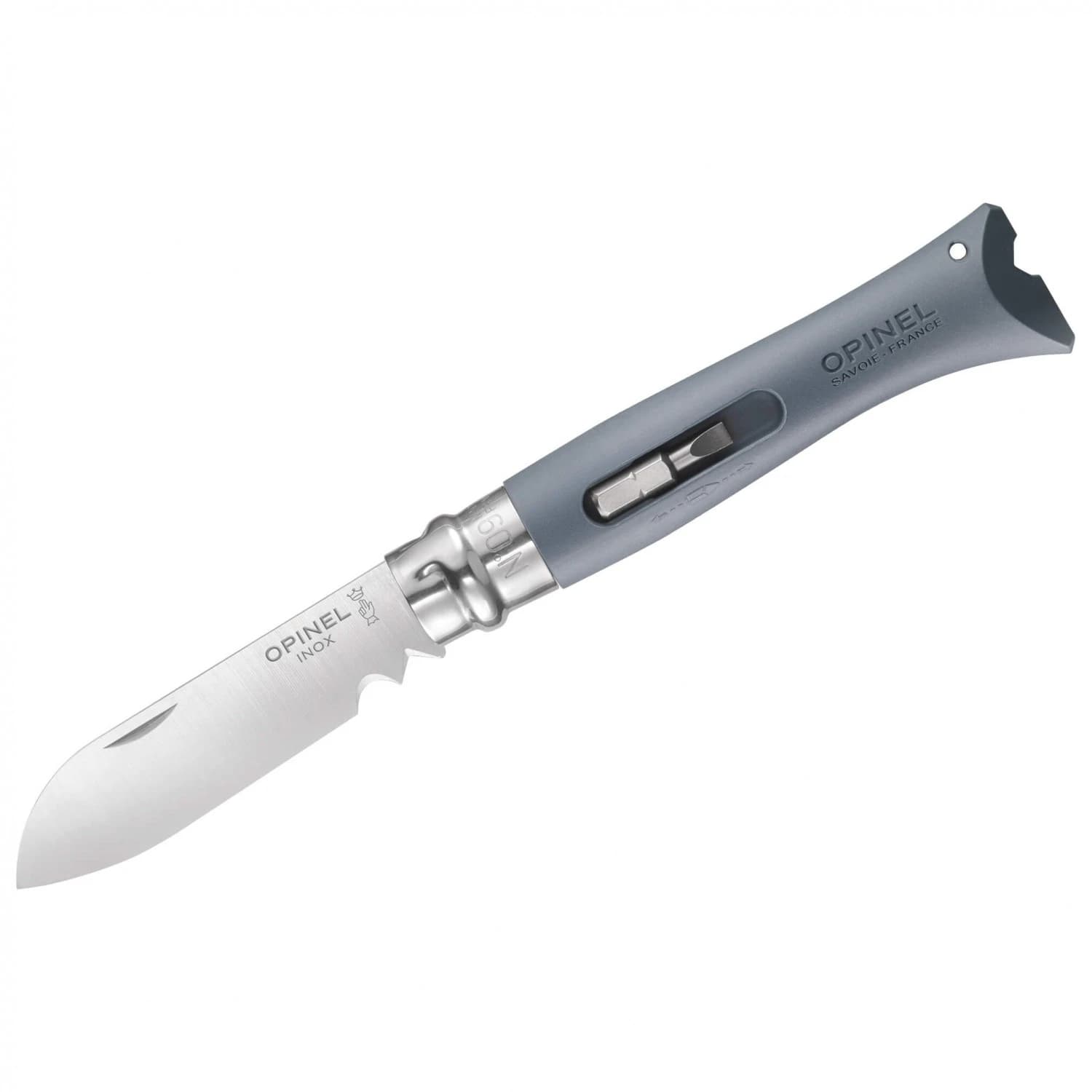 Нож Opinel Pocket Knife No. 9 with Screwdriver Knife - Grey