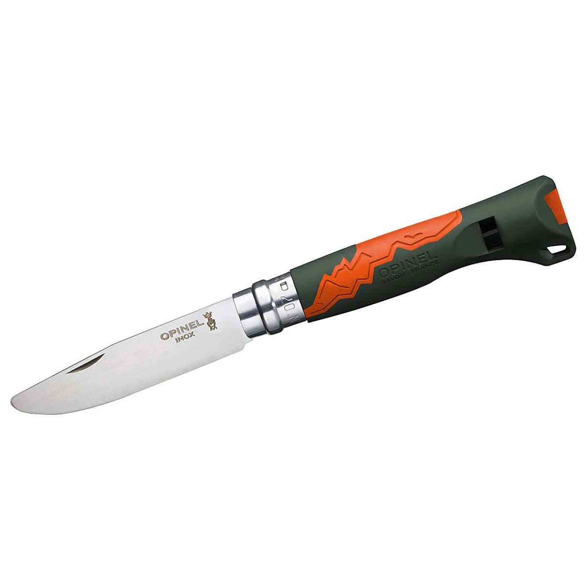 Нож Opinel Outdoor Junior Virobloc Knife - Khaki / Orange