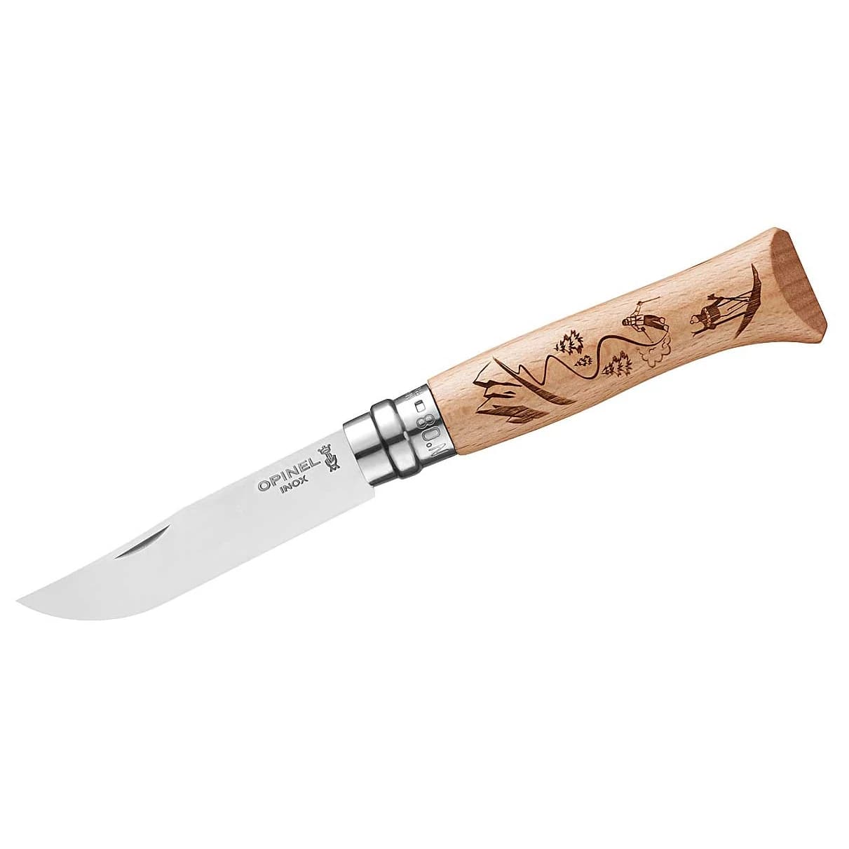 Нож Opinel Messer No 08 Gravure Knife - Ski