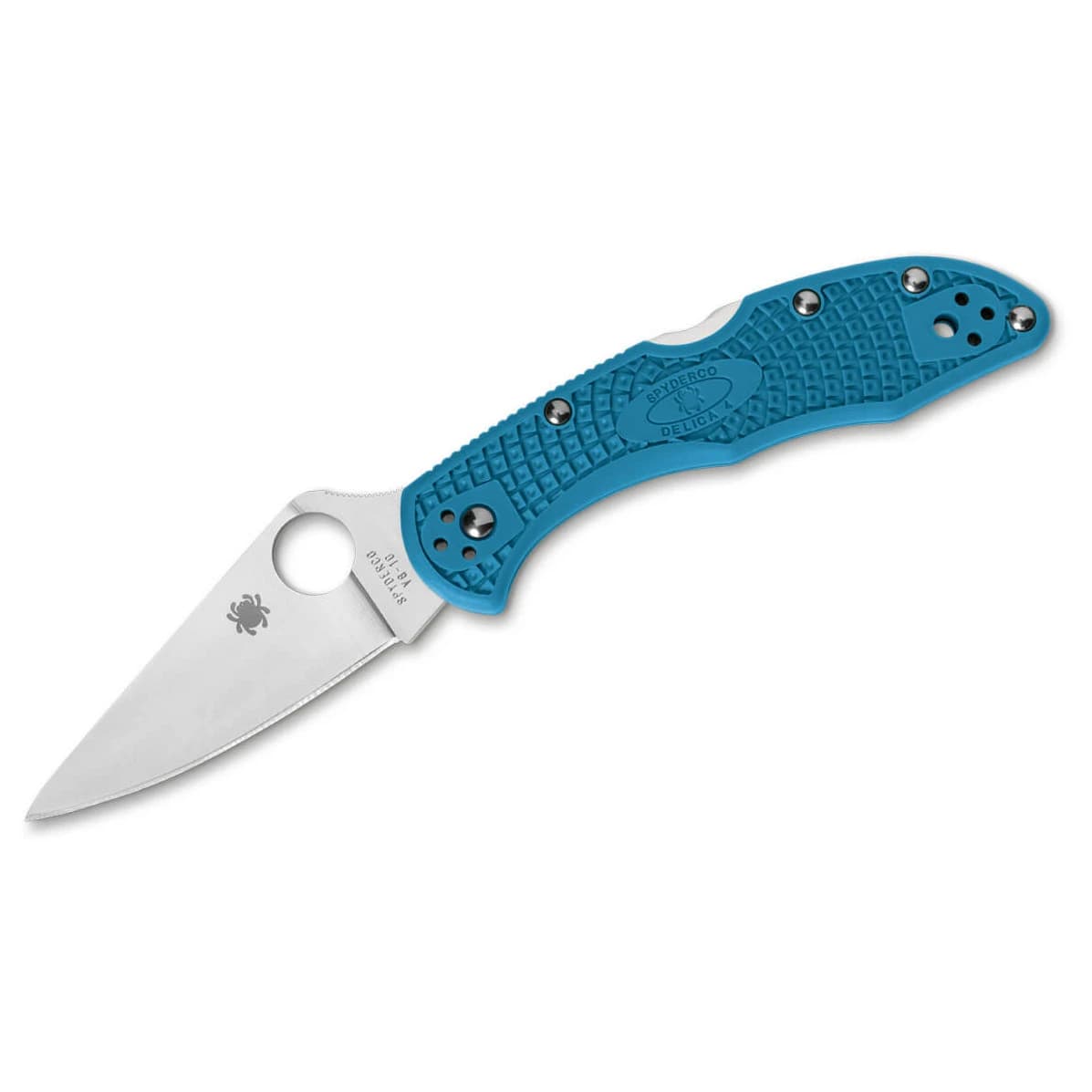Нож Spyderco Delica 4 Lightweight Flat Ground Knife - Blue