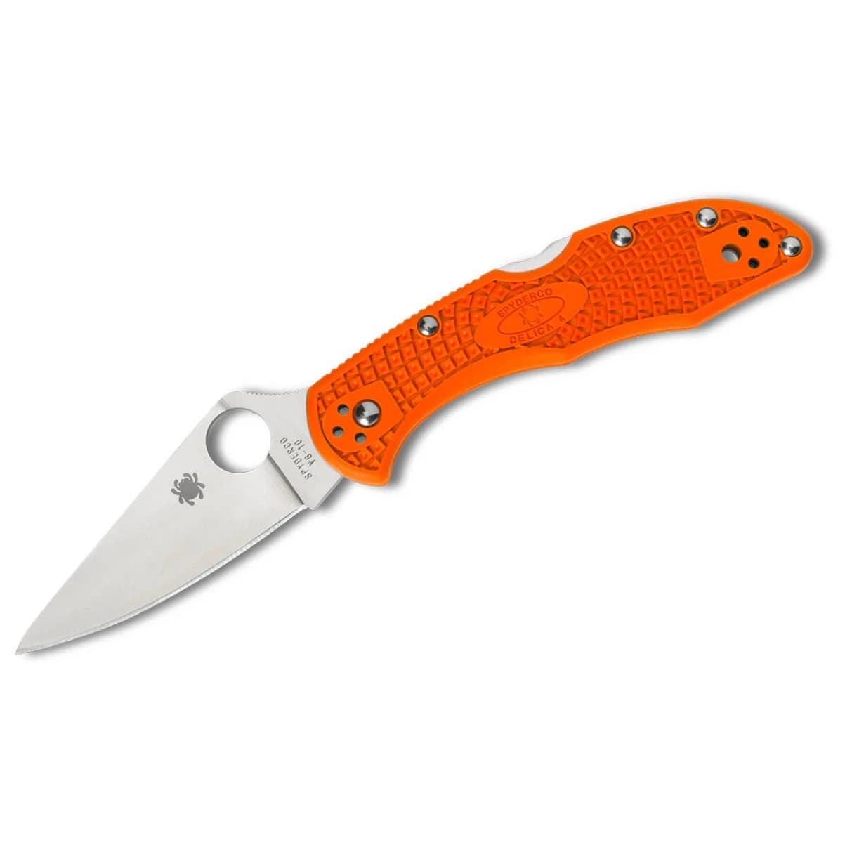 Нож Spyderco Delica 4 Lightweight Flat Ground Knife - Orange
