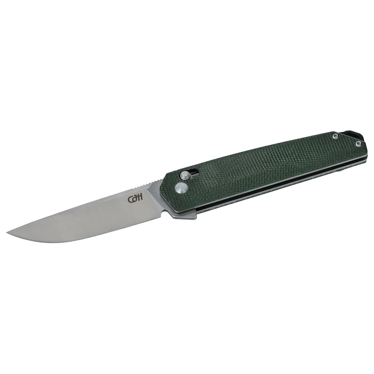 Нож Cjh One-handed Knife Micarta Knife - Green